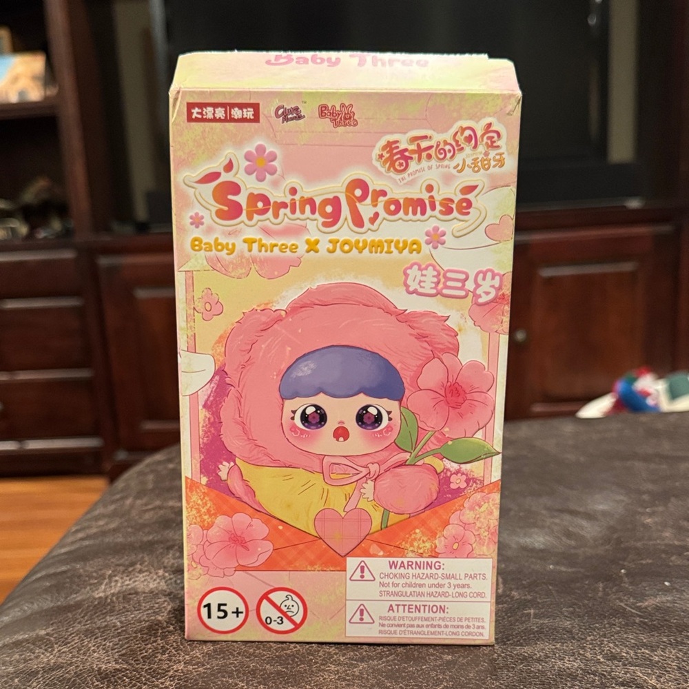 Spring Promise Baby Three Plush Charm - Bluebell